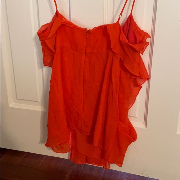 Orange XS  BCBG flowy top. - Picture 3 of 3